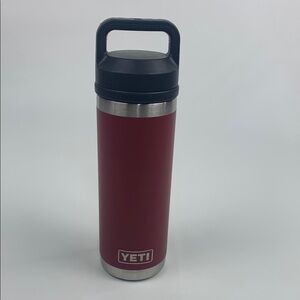 Yeti Red Travel Mug cup with Black Lid and spout
